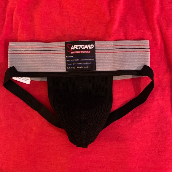 SAFETGARD Black Jockstrap Medium New In Box - Picture 1 of 2